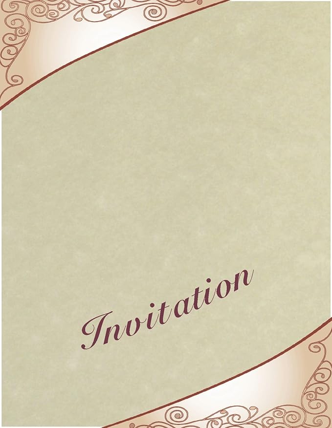 150 Natural Parchment 65lb Cover Paper Sheets 4.5" X 6.5" (4.5X6.5 Inches) Invitation 1/2" Smaller Than 5X7 Size Cardstock Weight - Printable Old Parchment Semblance
