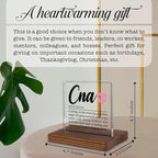 CNA Appreciation Gift Desk Sign, Thank You Plaque for Certified Nursing Assistants, Nursing Home Staff Recognition Gift for Women Men, Office Decor PA055