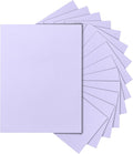 Silunkia 40 Sheets Light Purple Cardstock 8.5 x 11 Certificate Paper, 75lb Premium Lavender Card Stock Printer Paper for DIY Cards Making, Greeting Cards, Wedding Invitations, School Crafting