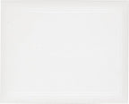 GraduationMall 8.5"x11" Smooth Padded Diploma Cover Certificate Holder White,2-Packs
