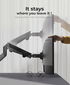 Modernsolid Heavy Duty Ultrawide Monitor Arm with RGB Lighting & USB Charging, Fits 34 to 49 inch Curved Screens, Supports 14 to 38 lbs, Adjustable Desk Mount, Gaming Setup, Black