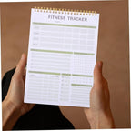 Mipcase Fitness Agenda Notebook Portable Workout Log for Daily Training and Goal Tracking Fitness Journal for Exercise Planning and Self-discipline