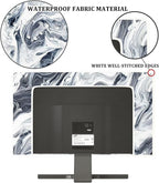 Baocicco Abstract Gray Marble Waterproof 70 Inch Television Cover Anti-Static Dustproof Protective Television Covers for TV Screen Abstract Modern TV Dust Cover for Home LED LCD OLED TVs