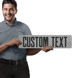 Custom Sign, Custom Street Sign, 11 Font Colors, 13 Font Styles, 4 Hole Options, 22 Sizes, 6x24 Inches, Rust Free DiBound, Fade Resistant, Made in USA by My Sign Center (Diamond Metal)