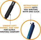 BIC Soft Feel Black Retractable Ballpoint Pens, Medium Point (1.0mm), 36-Count Pack, Black Pens With Soft-Touch Comfort Grip
