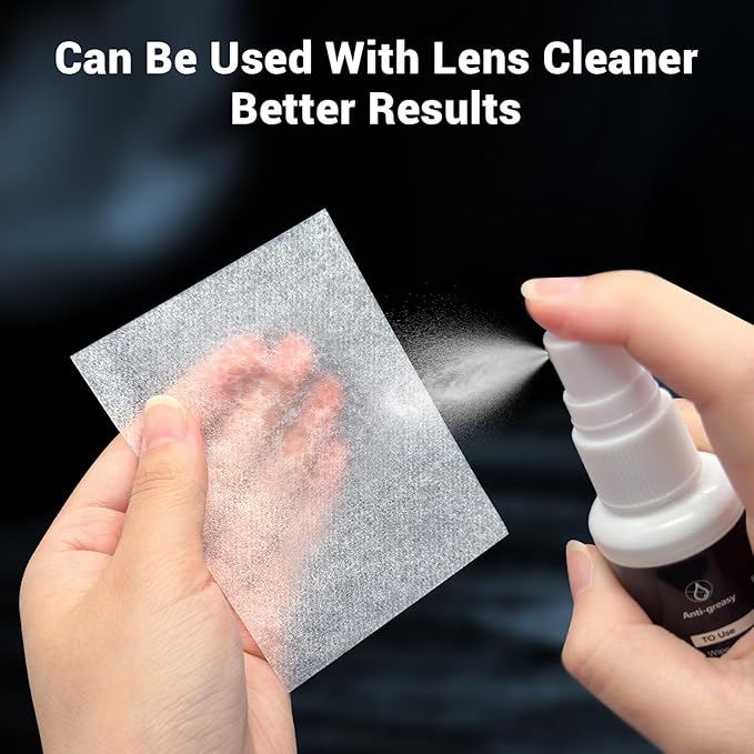 700 Sheets Lens Cleaning Tissue Paper - Premium Lens Paper for Microscope, Camera Lenses, Laser Lens, Precision Optics, Ideal for Lens Cleaning and Maintenance, Lens Cleaning Wipe