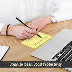 300 Count Index Cards 3 x 5 Inch Ruled Yellow Index Cards, Flash Cards College Ruled for School, College, Office and Home Organization, Durable Study To Do List Note Cards with Ruled Lines