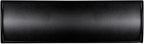 Set of 5 - Nameplate Holder for Wall Mount, 2.36'' x 10'' Curved Office Business Door Sign Holder-Black