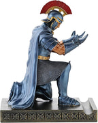 CYXStar Roman Praetorian Prefect Warrior Knight Pen Holder Desk Ornament Resin Praetorian Guard Mobile Phone Stand Desk Accessories and Organizer for Office with a Letter Opener (Blue)