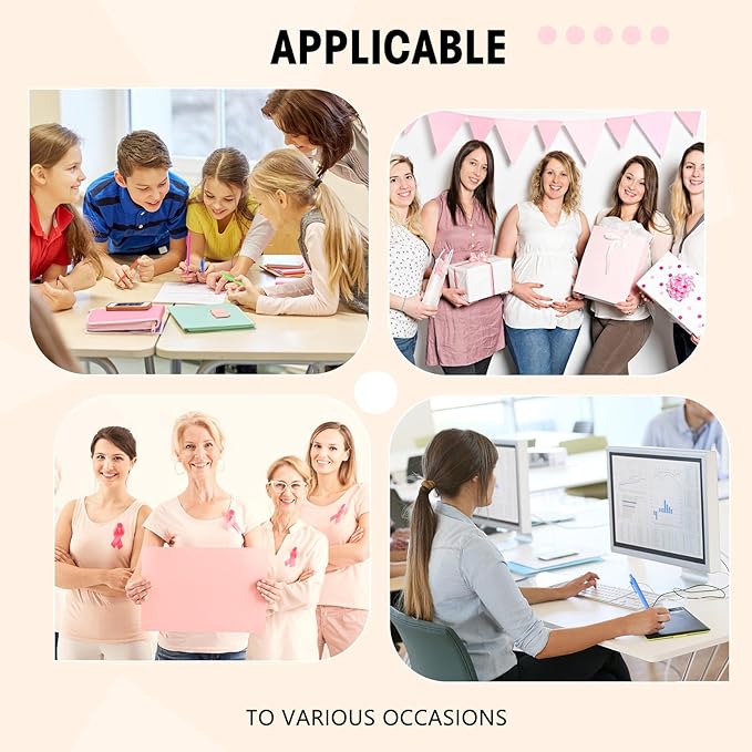 Fulmoon 50 Pcs Ballpoint Pens Bulk Retractable Comfortable Writing Pens Cute Back to School Supplies in Medium Point 1.0 mm for Teacher Student Bridal Shower Baby Shower (Neon Color)