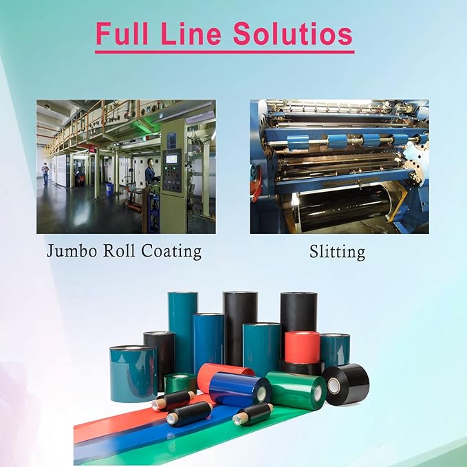 24 Rolls 4.33'' x 244' Premium Resin Enhanced Wax Ribbon, 110mm x 74m Black Thermal Transfer Ribbon, Desktop Barcode Thermal Label Printer Ribbons, 1/2'' Core, for Zebra GC, GK, GX, ZD & Eltron