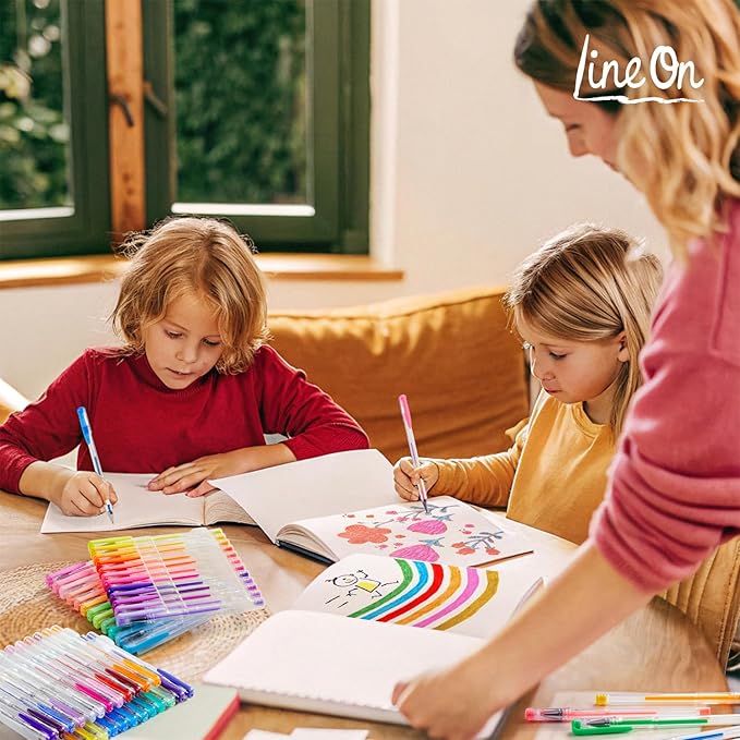 108 Colors Gel Pens Set, Gel Pens for Adult Coloring Books Journals Drawing Doodling Art Markers