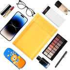 Ctarsthome 52Pack Yellow 4x8inch Kraft Bubble Mailers Small Business Mailing Packages Self-Sealing Paper Envelopes, Mailer Shipping package Strong Adhesion Padded Envelopes for Jewelry Makeup Supplies