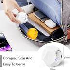 Pomodoro Timer - 11 Preset Productivity Timer, Ring/Vibrate Mode Cube for Cooking, Learning, Exercise and Beauty - White