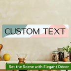 Custom Sign, Custom Street Sign, 11 Font Colors, 13 Font Styles, 4 Hole Options, 22 Sizes, 6x30 Inches, Rust Free DiBound, Fade Resistant, Made in USA by My Sign Center (Minimalist)