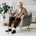 TANYOO Recliner Cushion for Elderly - Patented Dual Seat Cushion for Sagging Recliner Replacement Booster Cushion for Easy Get Up from Chair, Sofa & Couch, Relieves Long-Sitting Pain 20x20x5 Brown