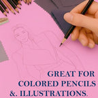 Print It - Vellum Bristol Colored Cardstock Cover Paper, 67 Lb, 8.5" X 11”, Heavyweight Colored Cardstock for Crafts, School, Invitations, And Office Use - Decoration Drawing 250/Case-Pink