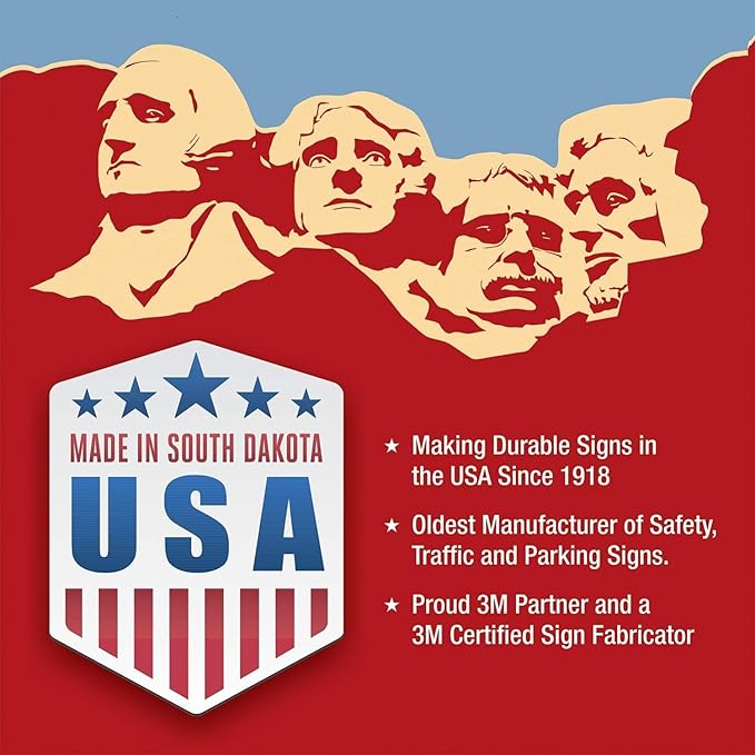 SmartSign 30 x 24 inch Custom “Reserved Parking” Metal Sign - Add Text, 80 mil Aluminum, 3M Laminated Engineer Grade Reflective Material, Red and White, Made in USA