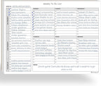 Life Charge Weekly To Do List Planner Notepad, 60 Page Task Planning Pad with Daily Checklist, Priority To-Do Checkboxes & Notes, Desk Notebook for Office Organization & Productivity, 11 x 8.5
