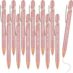 Zonon 12 Pcs Inspirational Pens Bulk Funny Ballpoint Pen with Stylus Tip Motivational Gifts for Valentine's Day Teacher Coworkers Nurse School Office Supplies(Rose Gold,Bible Style)