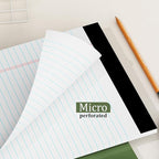 AILZFEI 12 Pack of Legal Pads 8.5 x 11.75 College Ruled Notebook White Paper Note Pad Narrow Ruled 30 Sheets Notepads Perforated Writing Pad Clear Print 8x11 Legal Pads Pads of Paper