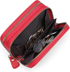 GOIACII Small Genuine Leather Wallet for Women, RFID Blocking Credit Card Holder Wallet