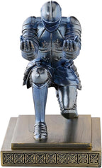 Amoysanli Knight Pen Holder Desk Organizers and Accessories Desk Decor Resin Pen Holder as Gift with a Cool Pen for Office and Home (Blue)