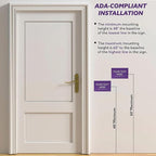 6" X4" Personalized Custom Sign- Tactile Graphics Grade 2 Braille Text | ADA Compliant Wall Mount Plastic Signs For Schools, Offices, Businesses, Apartments & Restaurants
