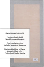 ATS Acoustics Home Office Residential Acoustic Treatment Room Kit Sound Absorbing Acoustic Panel 6 Pack for 50-100 Sq Ft (Platinum)