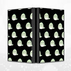 BWEGRHE Slim Credit Card Holder, Cute Dinosaurs RFID Blocking Metal Wallet for Men & Women, Aluminum Minimalist Hard Case Pocket-Sized Business Cards Organizer (Fits Up to 10 Cards)