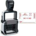 Trodat 5430 Professional Self-Inking Date Stamp with Paid - Red Ink