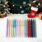 Easter Basket Essentials, Easter Basket Stuffers, 5PCS 0.7mm Gel Pens Black Ink Fine Point Pens With Smooth Writing, Gradient Color Cute Pens for Journaling Note Taking, Easter Gifts for Men Women
