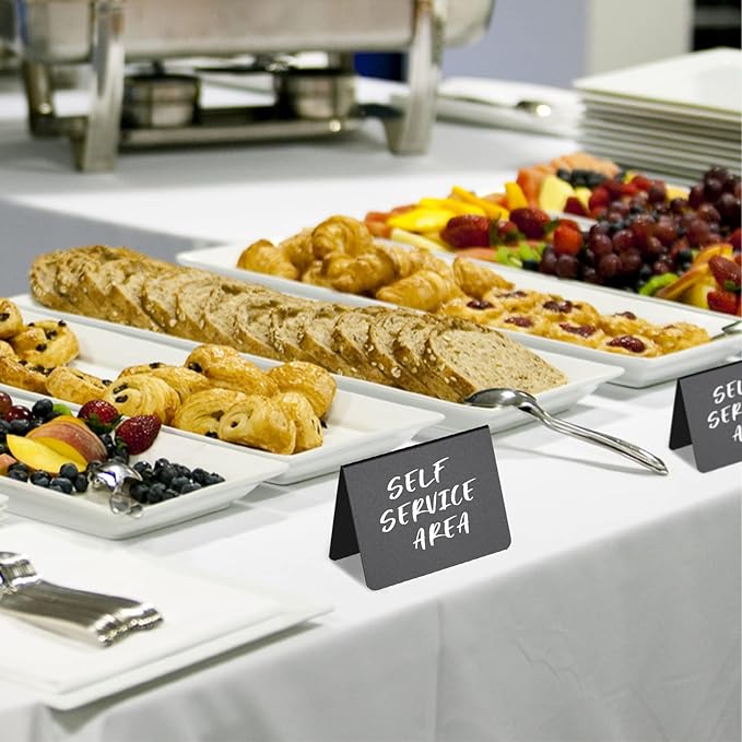 20 Pack 4"x3"Mini Chalkboard Signs for Chalk Sign for Food - Party - Buffet - Table Sign Chalkboard - Wedding - Bakery - Small Chalkboard Sign - Mini Chalkboard Signs for Food