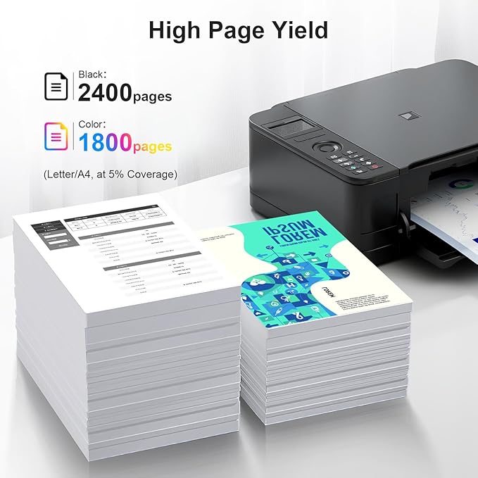 128A Toner Cartridges High Yield Compatible Replacement for HP 128A CE320A CE321A CE322A CE323A for HP Pro CM1415fn CM1415fnw CP1525n CP1525nw Printer (Black Cyan Yellow Magenta, 4-Pack)