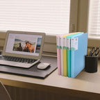 Phyxin 80-Pocket Portfolio Binder Organizer, Binder Sheet Protectors 8.5" x 11", Displaying 160 Page Plastic Folders for Documents, Document Organizer for Concert, Artwork, School & Office Use, White
