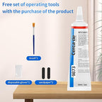 Cerca de Fabric Glue，Mighty mend Liquid Stitch Fabric Adhesive，Permanent，Clear，Strong, Waterproof for Repair and Patches, Clothes, Clothing Bonding 2oz。