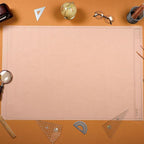Gilprop 10 Sheets Architectural Vellum Paper 18" x 24" Drafting Vellum Tracing Sheets White Translucent Drafting Paper Rag with Border and Title Block for Drawing Sketching Architecture Building