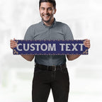 Custom Sign, Custom Street Sign, 11 Font Colors, 13 Font Styles, 4 Hole Options, 22 Sizes, 6x30 Inches, Rust Free DiBound, Fade Resistant, Made in USA by My Sign Center (Fauxsaic 1)