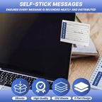 YooNotee 3 Pack Sticky Phone Message Book with Carbon Copy 2-Part Self Stick Message Pads Carbonless Spiral Phone Pad for Business Office Desk While You Were Out