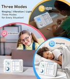 3-in-1 Visual Timer & ADHD Tool for Kids|Adults, Task Timer with Chore Chart Board, Visual Schedule for Kids with Autism, Daily Checklist for Home, School, Classroom, Desk