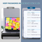 MOSA BEAR Password Keeper Book with Alphabetical Tabs，4.3"x5.7" Small Password Books for Seniors Password Notebook for Internet Website Address Log in Detail(NZSL)