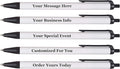 RevMark Personalized Ballpoint Pen, Custom Printed Name, Business or Event Information, Timeless Advertising, USA Made Pens, Promotional Marketing, Smooth Black Ink, Bulk Pack (Black,1000 Ct.)