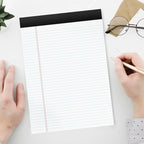 AILZFEI 12 Pack of Legal Pads 8.5 x 11.75 College Ruled Notebook White Paper Note Pad Narrow Ruled 30 Sheets Notepads Perforated Writing Pad Clear Print 8x11 Legal Pads Pads of Paper