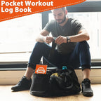 gisgfim 3 Pcs Fitness Journal for Men Women Workout Lifting Log Book Planner 4x8 Inch 70 Sheet/Pad Workout Notebook to Track Weight Loss Exercise Training Notebook Planner for Bodybuilding Gym
