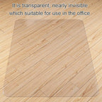 Kuyal Clear Chair mat for Hard Floors 36 x 48 inches Transparent Floor Mats Wood/Tile Protection Mat for Office & Home (36" X 48" Rectangle)