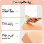 Vtopmart 25 PCS Plastic Drawer Organizers Set, 4-Size Versatile Bathroom and Vanity Drawer Organizer Trays, Storage Bins for Makeup, Bedroom, Kitchen Gadgets Utensils and Office