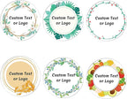 JOVELLO Personalized Custom Stickers - 60-1000 PCS Circle Custom Labels for Business, Logo, Office, Parties, etc (Labels Stickers-1)