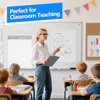 Nortix Sticky Easel Pads, Anchor Chart Paper, Chart Paper for Teachers, Super Adhesive & Bleed-Resistant, 20 x 23 inch, 30 Sheets/Pad, 6 Pads