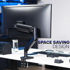 VIVO Heavy Duty Aluminum Ultrawide Monitor Tension Arm for up to 49 inch Screens, Holds 44 lbs, Premium Desk Mount Stand Designed for Samsung Odyssey G9 and More, Black, STAND-V101V
