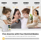 3-in-1 Visual Timer & ADHD Tool for Kids and Adults, 12/24H Silent Task Timer with Chore Chart, Visual Schedule for Children with Autism, Daily Checklist with Pomodoro Timer, Alarm Clock - White